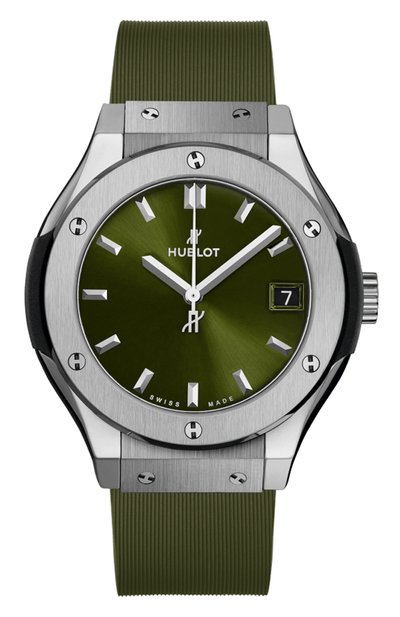 Женские часы titanium green HUBLOT, арт. 581.NX.8970.RX
