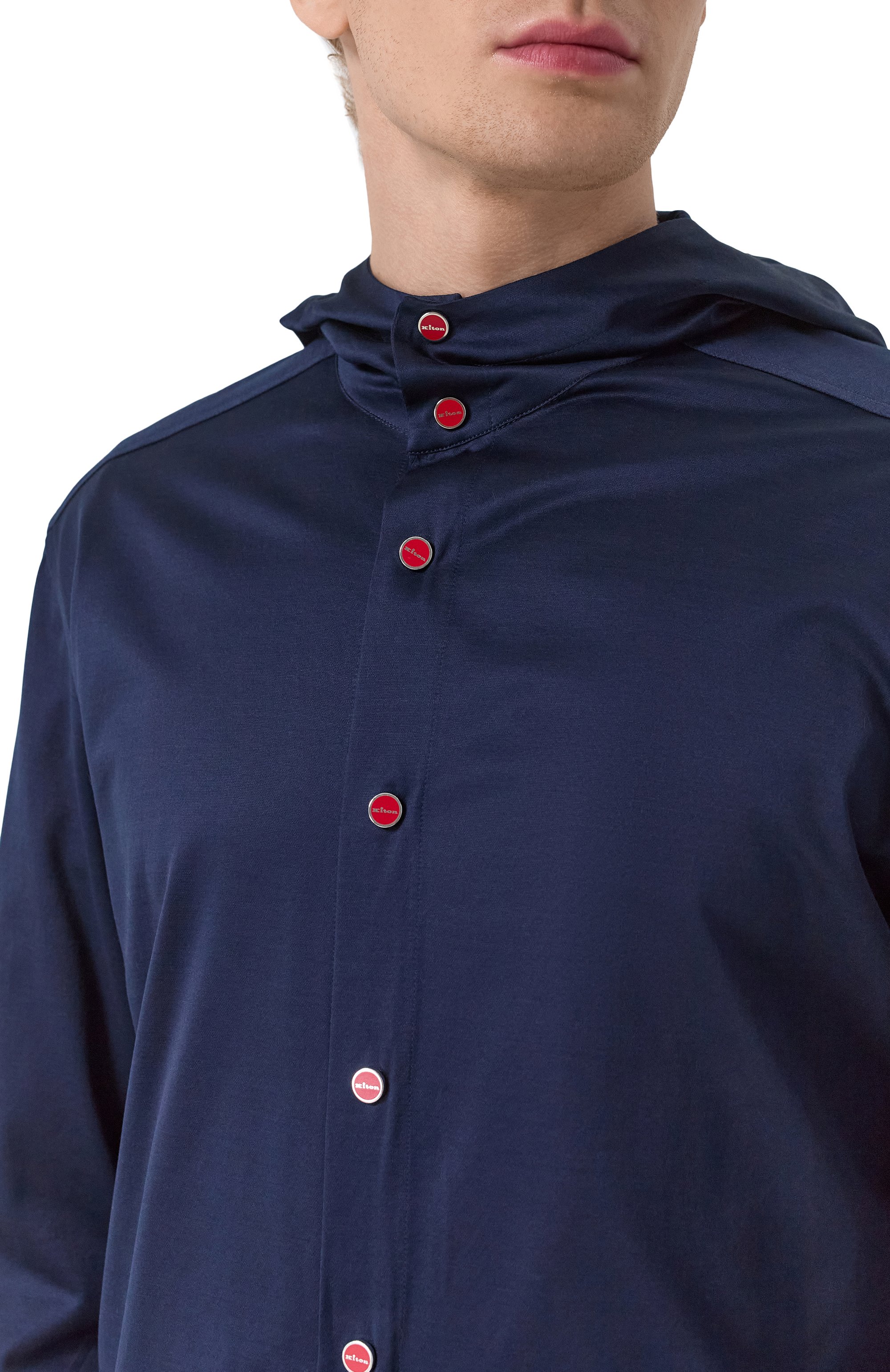 Хлопковая рубашка KITON, арт. UMCPETEH0923416, фото 5