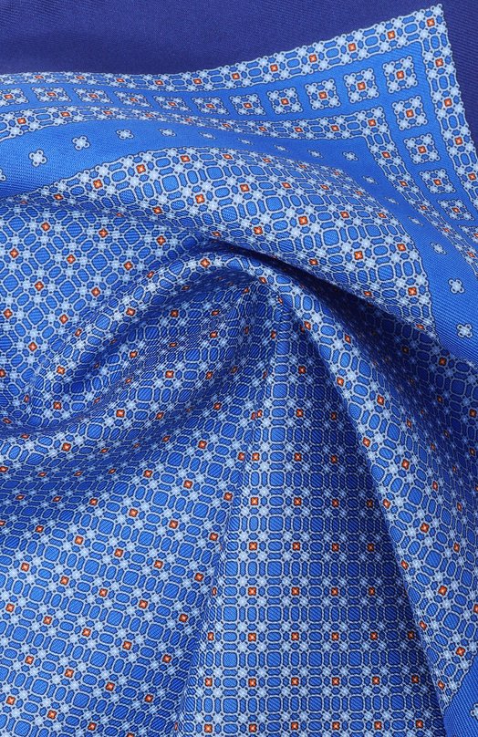 Шелковый комплект из галстука и платка Stefano Ricci DH/59101 Голубой  DH/59101 Фото 6