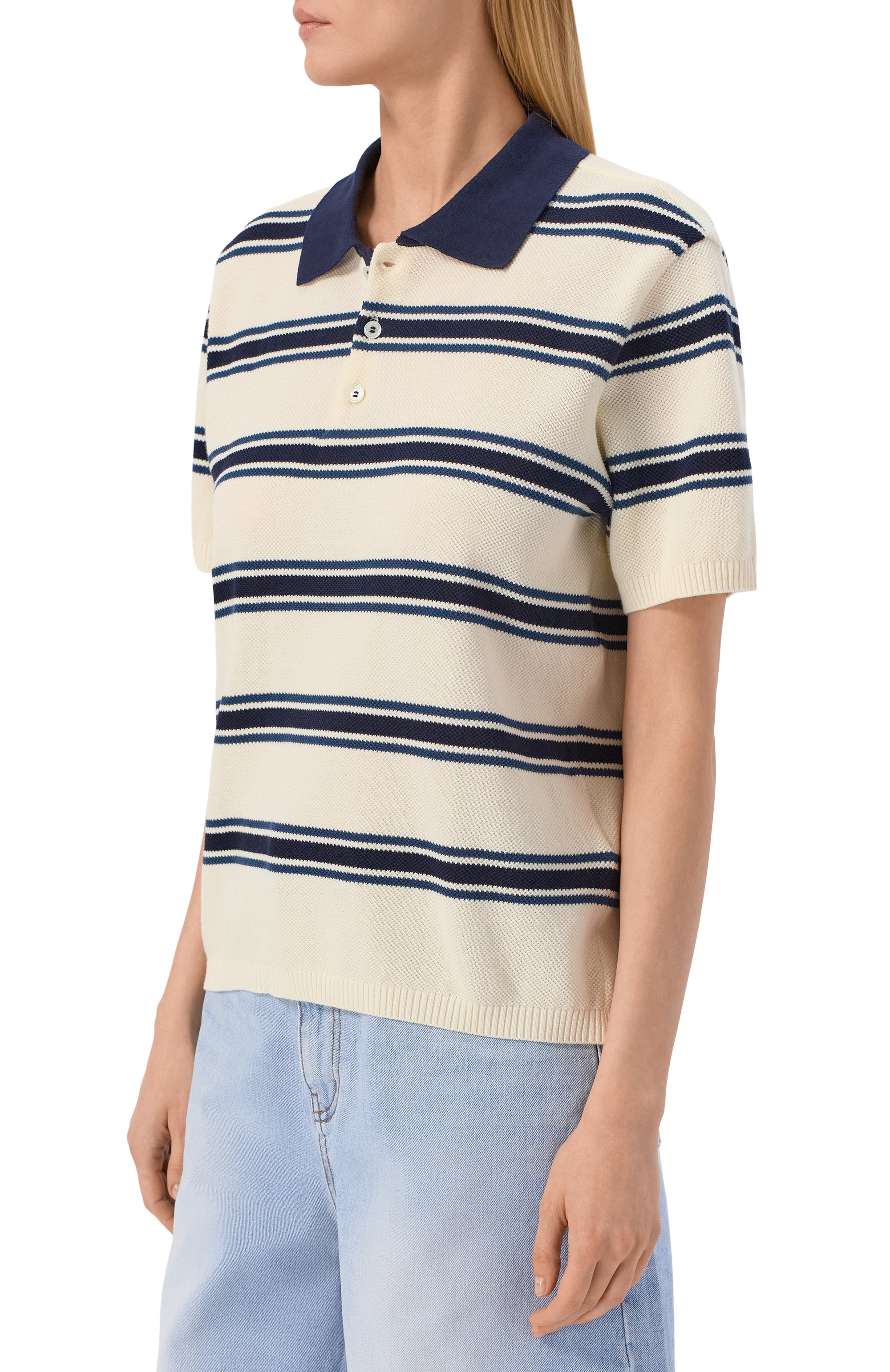 Хлопковое поло DUNST, арт. UDSW6B122CR, фото 3