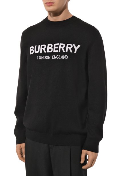 Шерстяной джемпер BURBERRY, арт. 8054896, фото 3