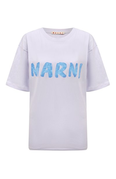 Хлопковая футболка MARNI, арт. THJET49EPH/USCS11, фото 1