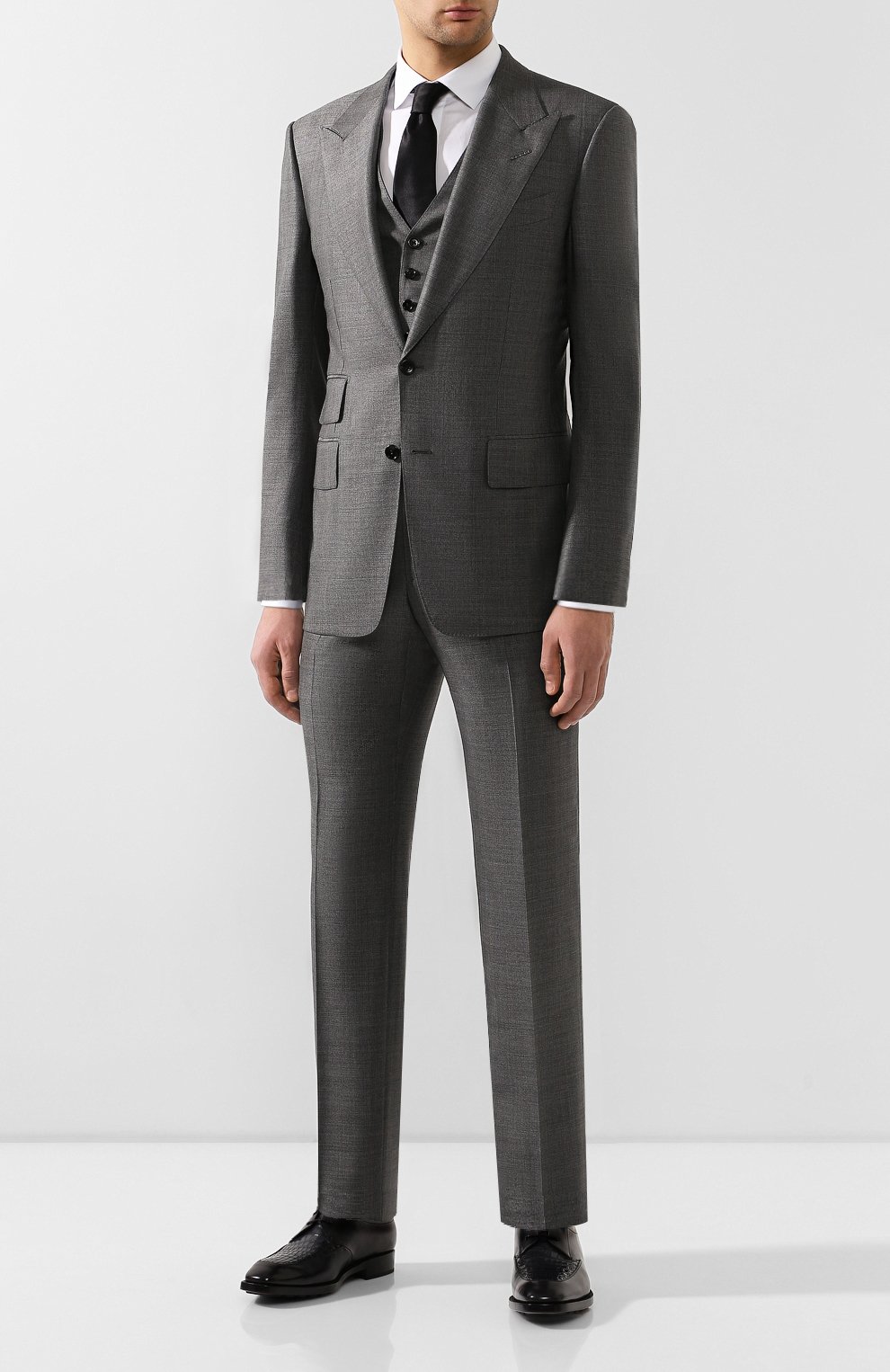 Костюм-тройка из смеси шерсти и шелка TOM FORD, арт. 644R19/31AL43, фото 1