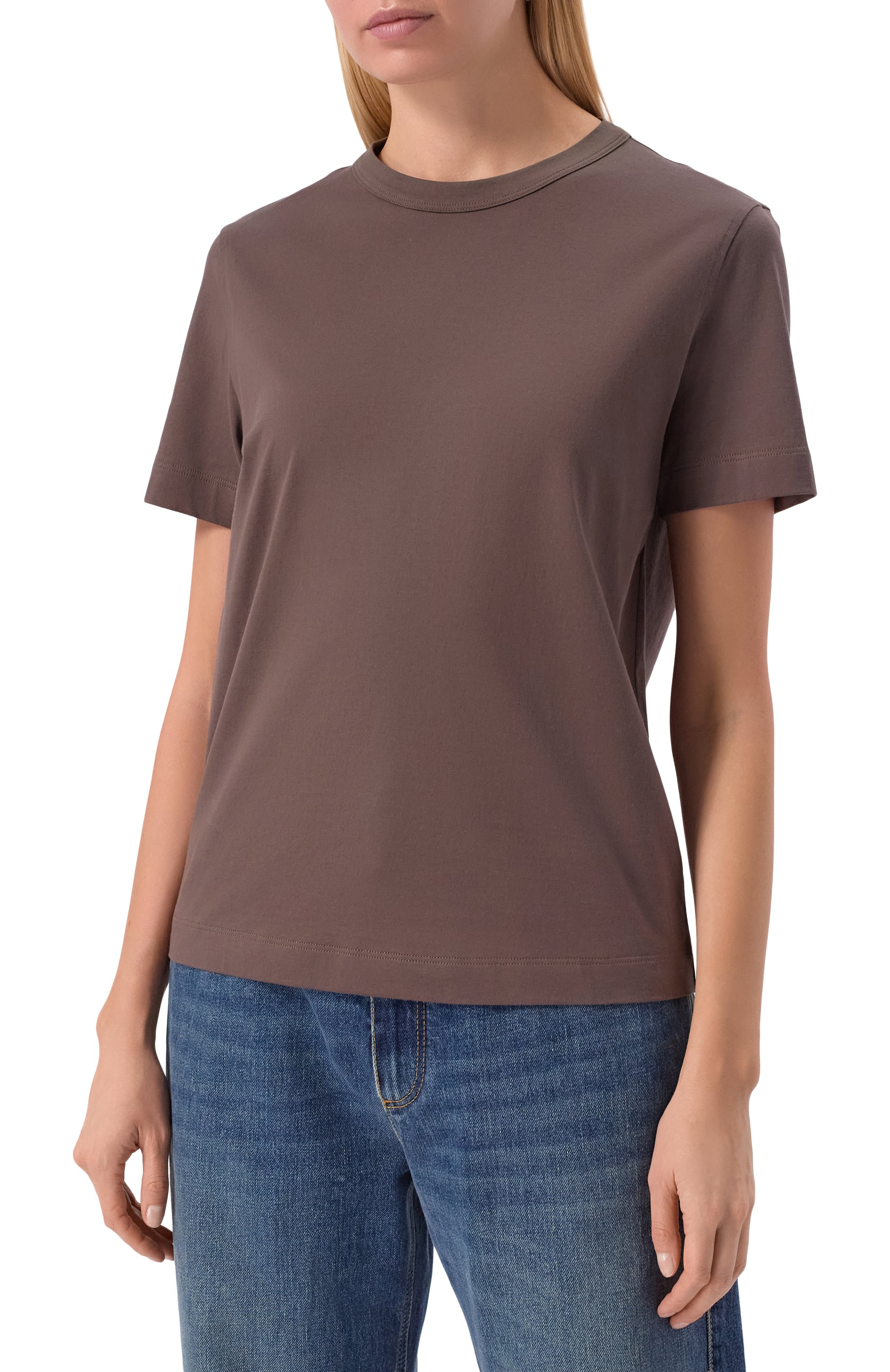 Хлопковая футболка BRUNELLO CUCINELLI, арт. M0T81BI100, фото 3