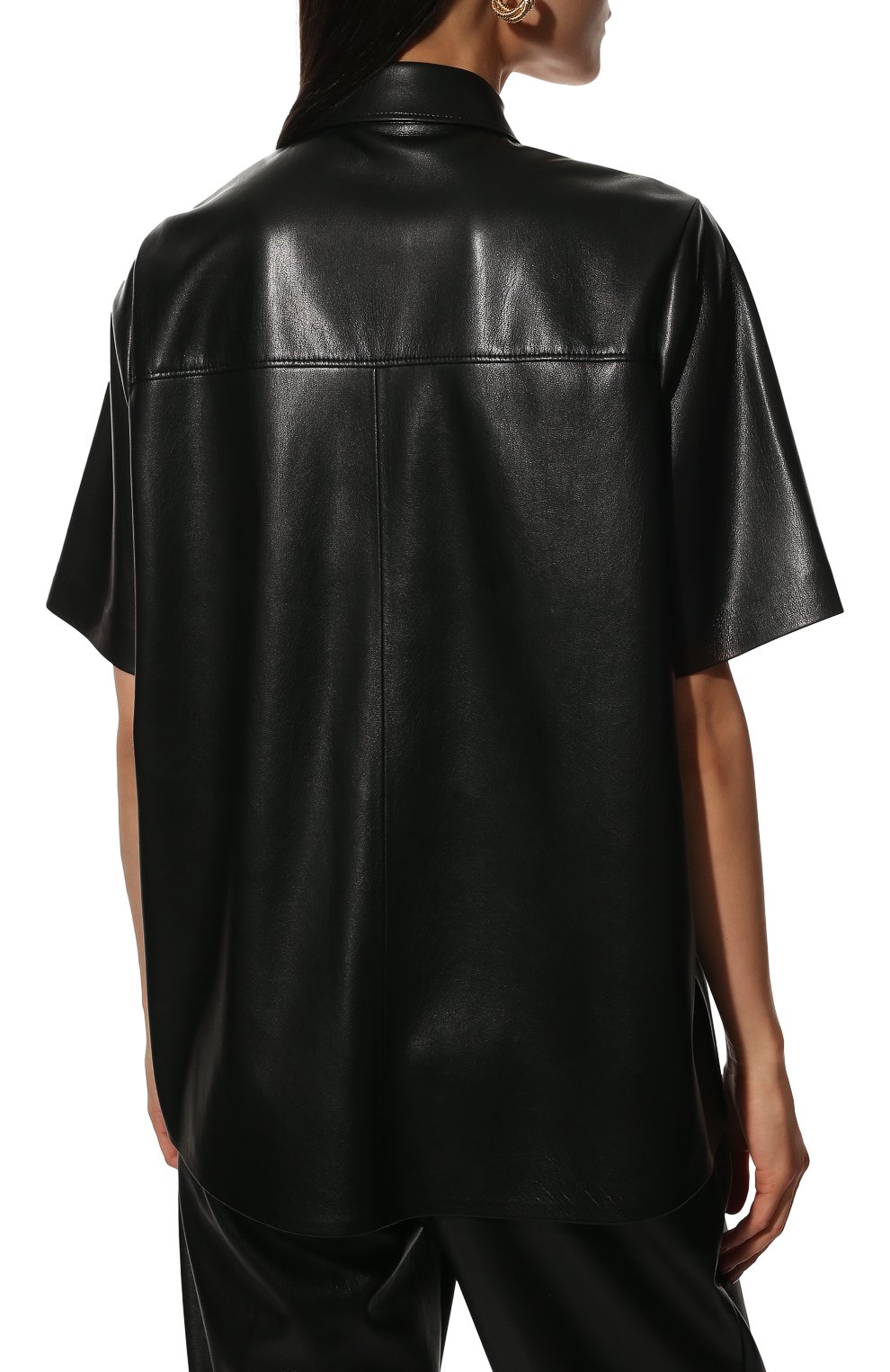 Рубашка из экокожи BOSS, арт. 50472008, фото 4