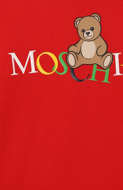 Хлопковая футболка MOSCHINO, арт. HPM05G/LAA10/10-14, фото 3