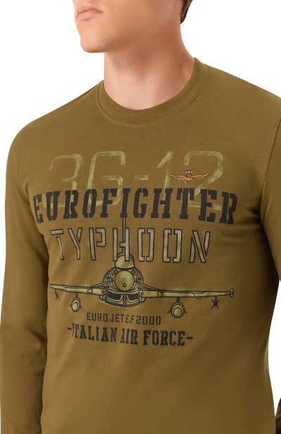Хлопковый лонгслив AERONAUTICA MILITARE, арт. TS2477UJ00641, фото 5