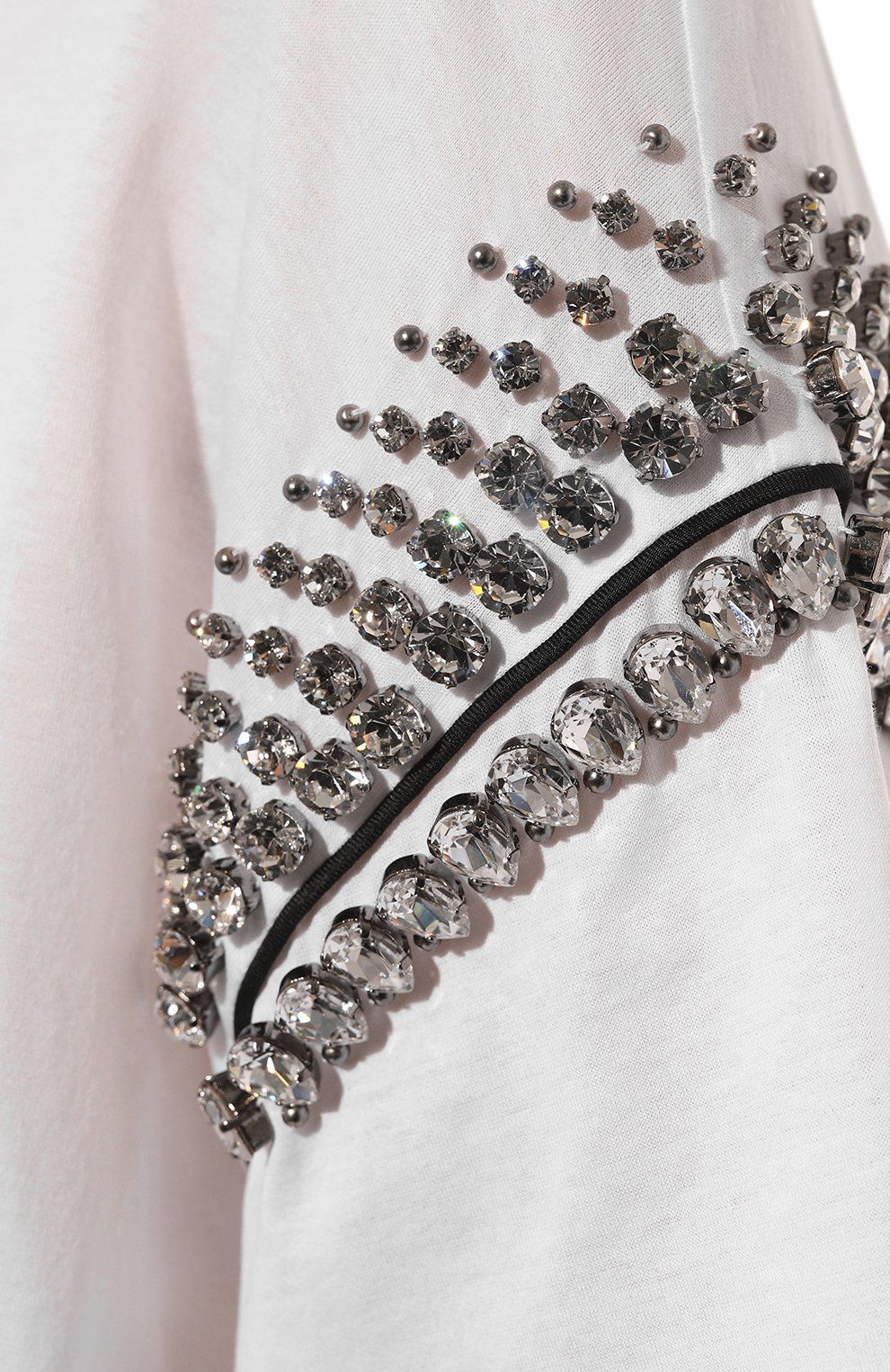 Хлопковая футболка PRADA, арт. 3557AR-1ZXZ-F0009-211, фото 5