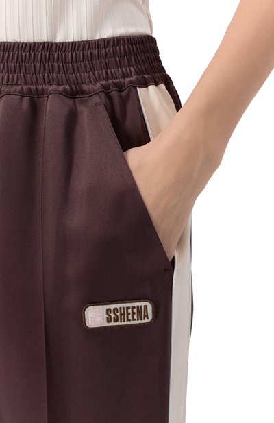 Атласные брюки SSHEENA, арт. 25SSPUPA TS25002, фото 5