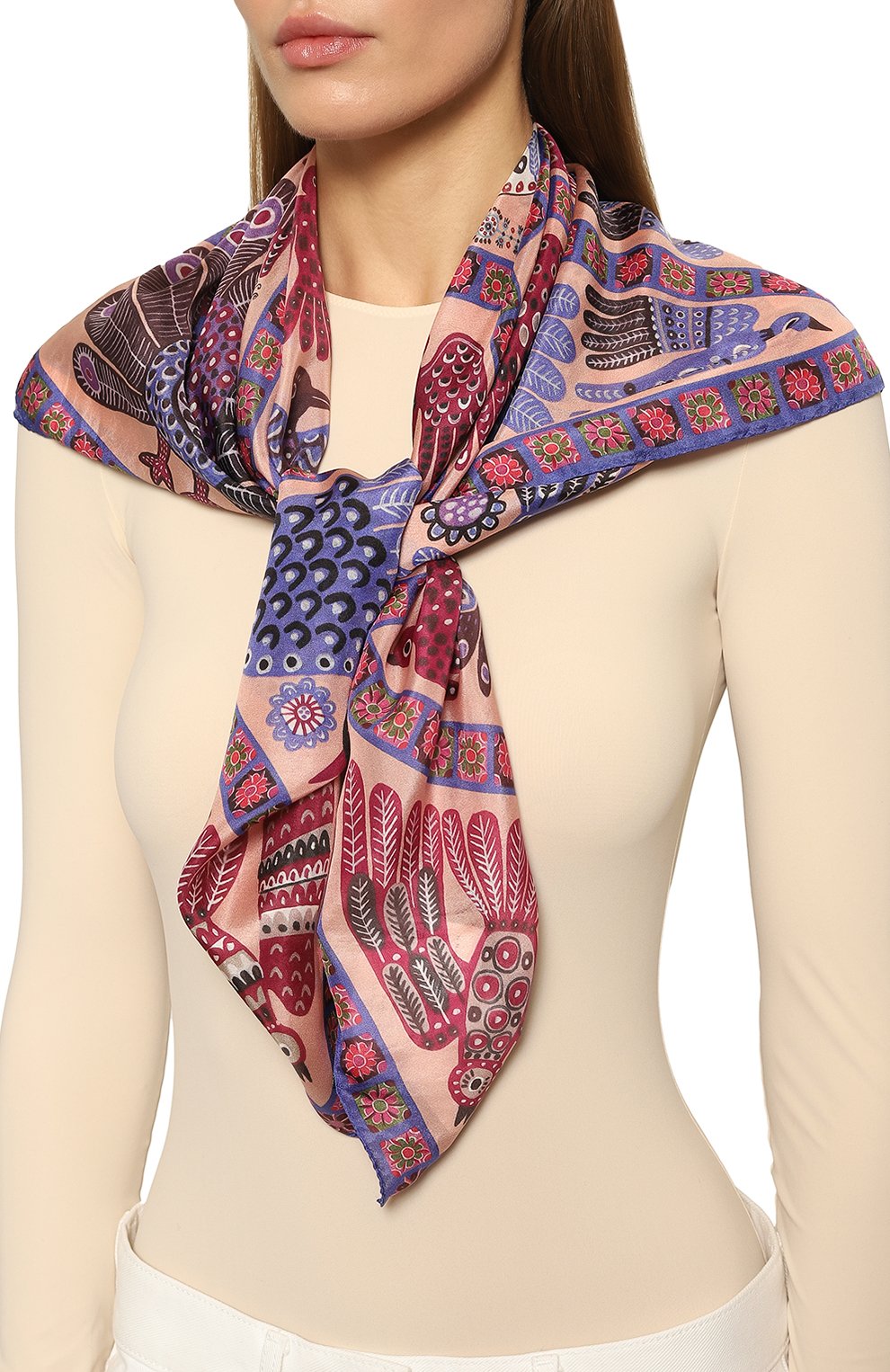 Шелковый платок небеса GOURJI, арт. 91144937/55172, фото 2