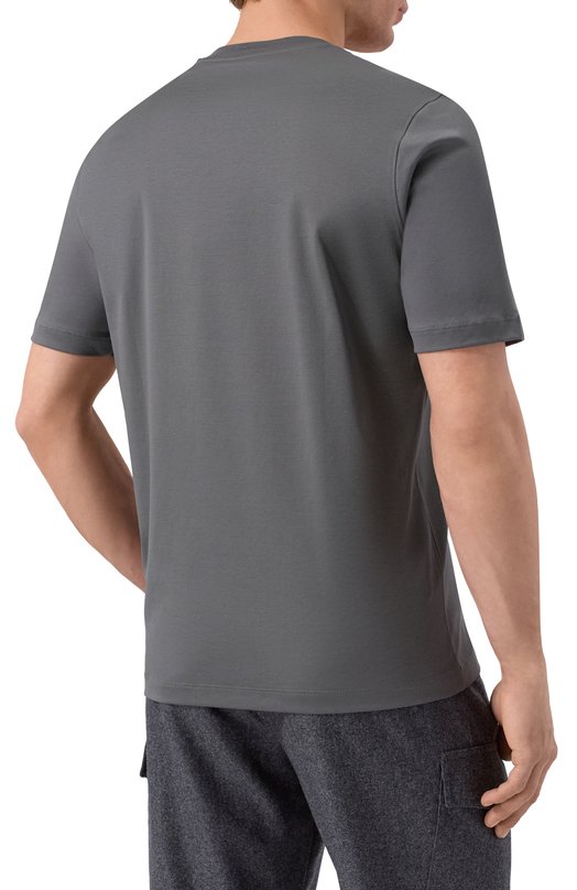 Хлопковая футболка MVST M26.CSM.K423/YAMU Серый  M26.CSM.K423/YAMU Фото 4