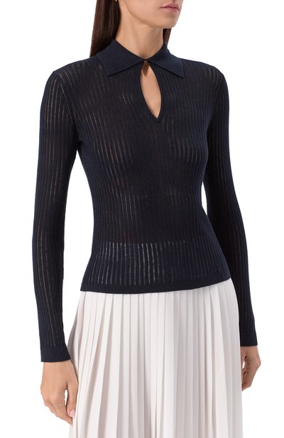 Пуловер из шелка и шерсти MAX MARA STUDIO, арт. EGREGE, фото 3