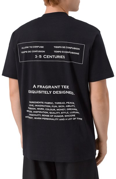 Хлопковая футболка MOSCHINO, арт. A0708/5241, фото 4