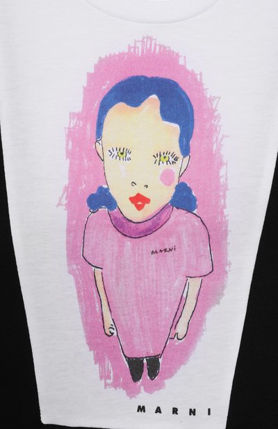 Хлопковое платье MARNI, арт. M01685/M00V1, фото 3