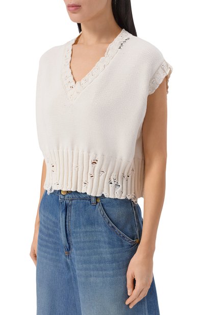 Хлопковый жилет MARNI, арт. CVMD0088A0/UFC652, фото 3