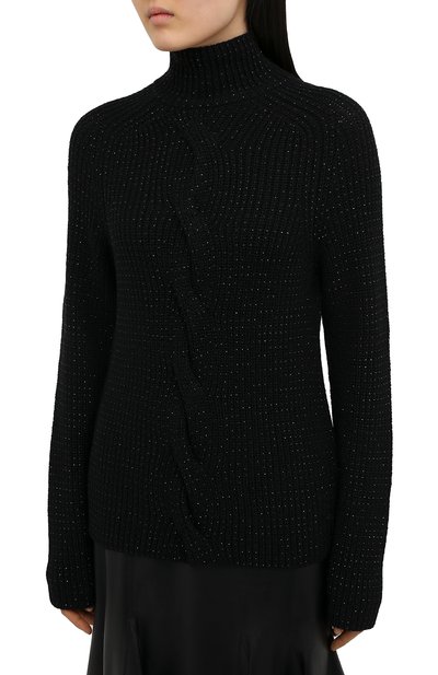 Свитер из шерсти и шелка RALPH LAUREN черного цвета по цене 563500 руб., арт. 290820241, фото 3 Свитер из шерсти и шелка RALPH LAUREN, арт. 290820241, фото 3