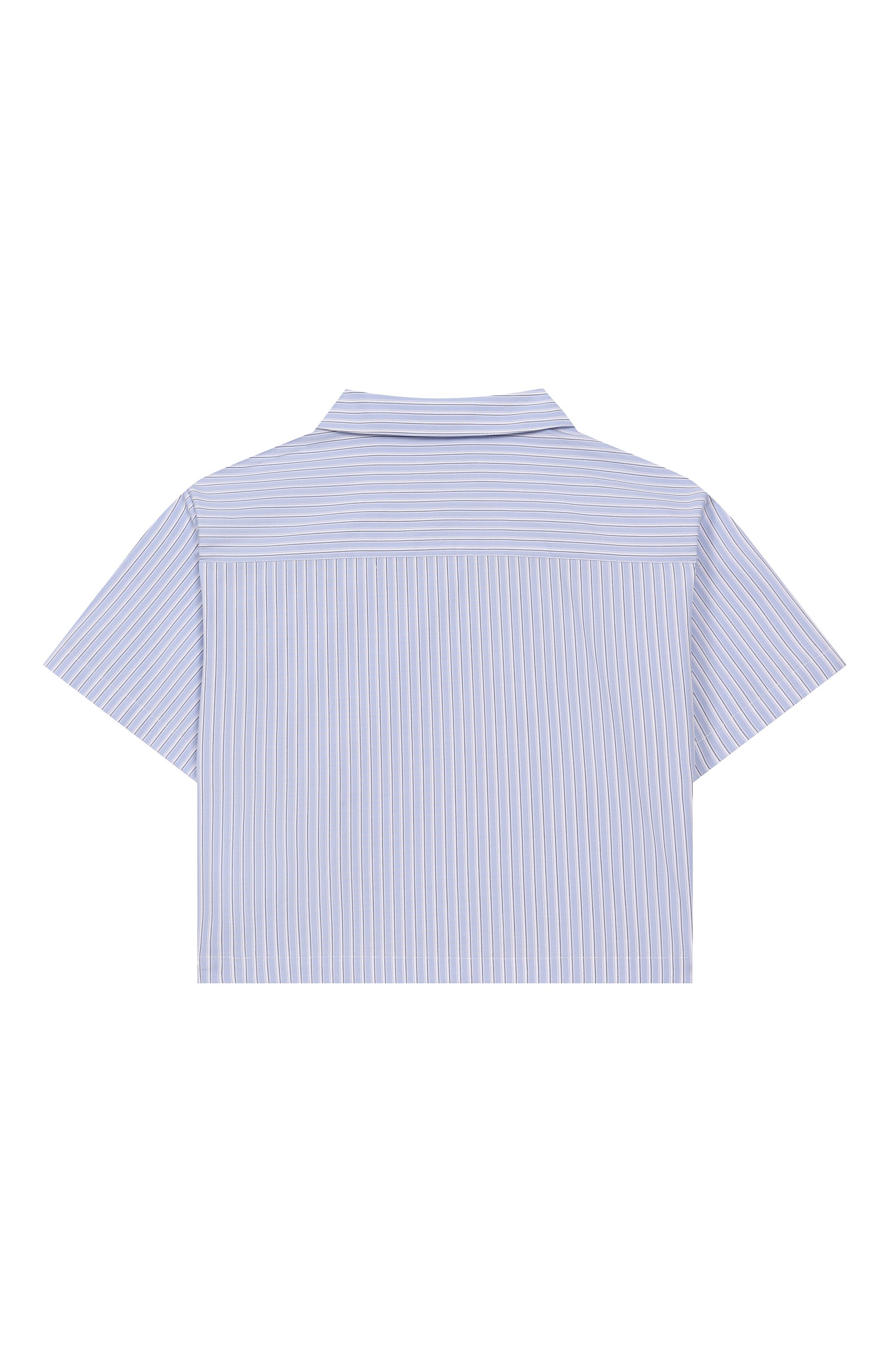 Хлопковая рубашка GOLDEN GOOSE DELUXE BRAND голубого цвета по цене 21200 руб., арт. GKP01767.P001929, фото 2 Хлопковая рубашка GOLDEN GOOSE DELUXE BRAND, арт. GKP01767.P001929, фото 2