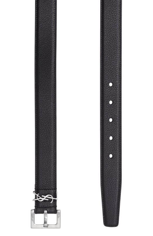 Кожаный ремень Saint Laurent 634440/DTI0E Чёрный  634440/DTI0E Фото 3