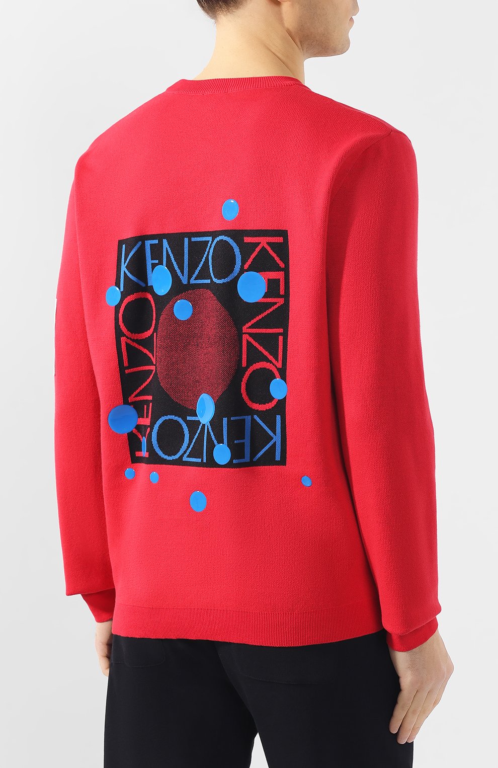 Хлопковый джемпер KENZO, арт. 5PU2383CB, фото 4