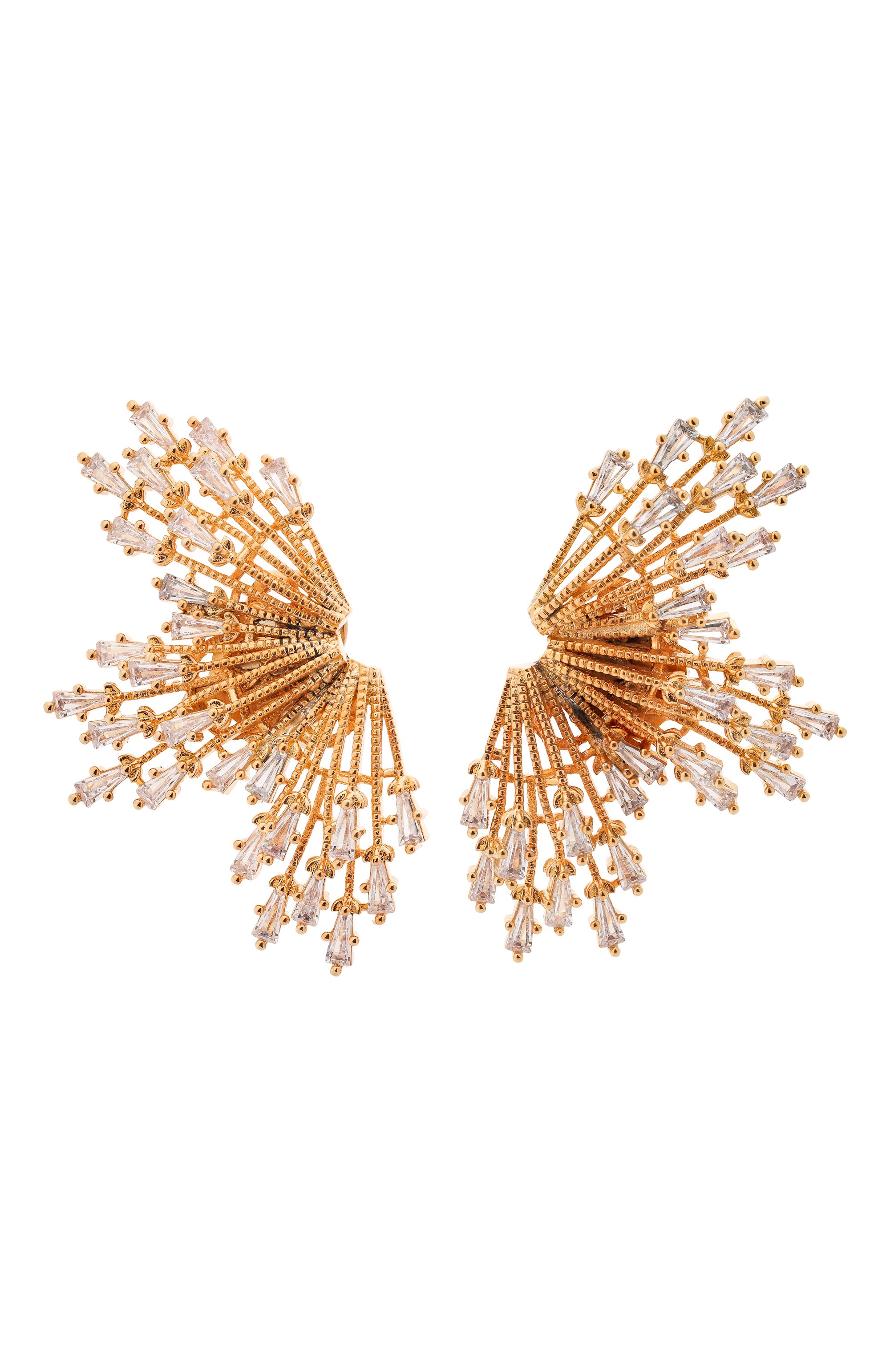 Серьги ANTON HEUNIS золотого цвета по цене 20950 руб., арт. LQM3.38G, фото 1 Серьги ANTON HEUNIS, арт. LQM3.38G, фото 1