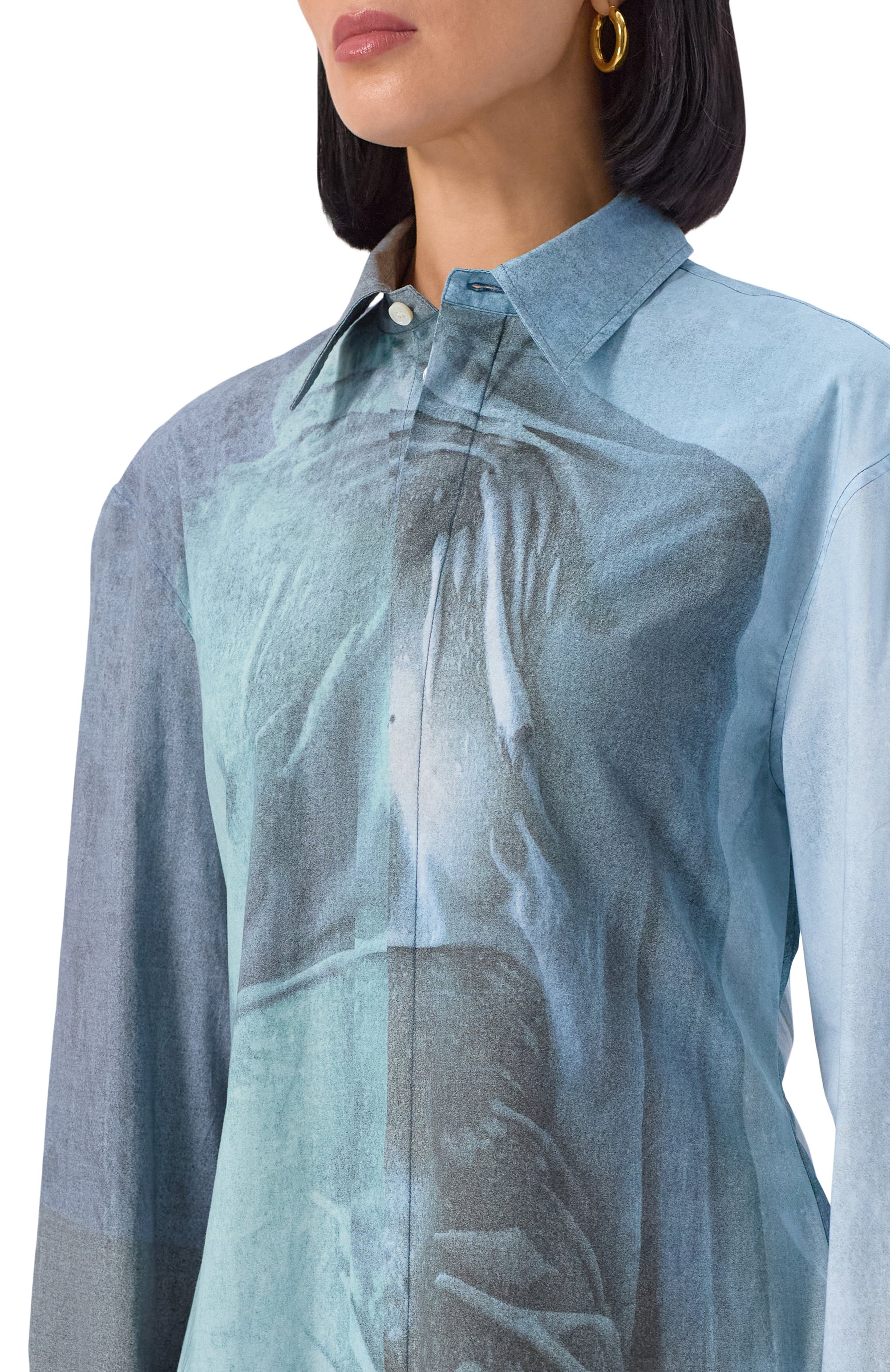 Хлопковая блузка JEAN PAUL GAULTIER, арт. 25/03-W-ST031/W016P, фото 5