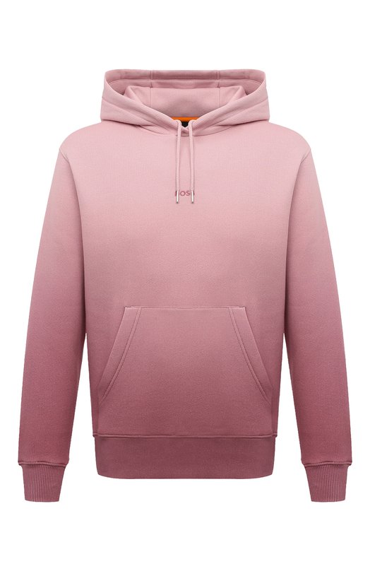 

Хлопковое худи BOSS Orange, Розовый