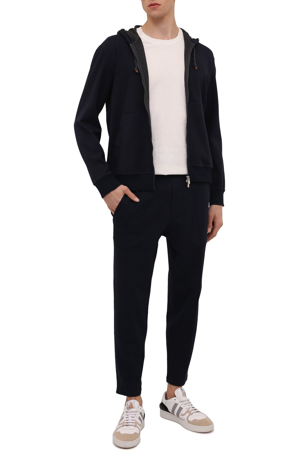 Хлопковая толстовка BRUNELLO CUCINELLI, арт. M0T319069G, фото 2