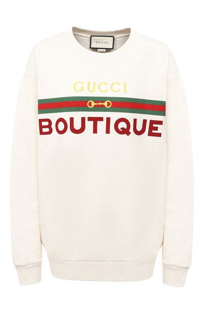 Женский хлопковый свитшот GUCCI, арт. 617964/XJCKX
