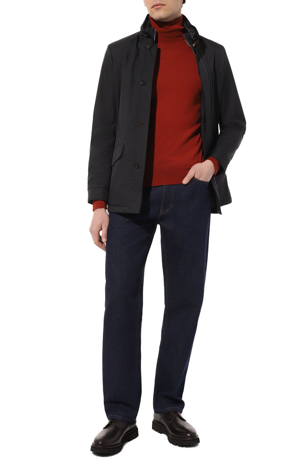 Пуховая куртка ford-gf MOORER темно-синего цвета по цене 206000 руб., арт. R0F-GF, фото 2 Пуховая куртка ford-gf MOORER, арт. R0F-GF, фото 2