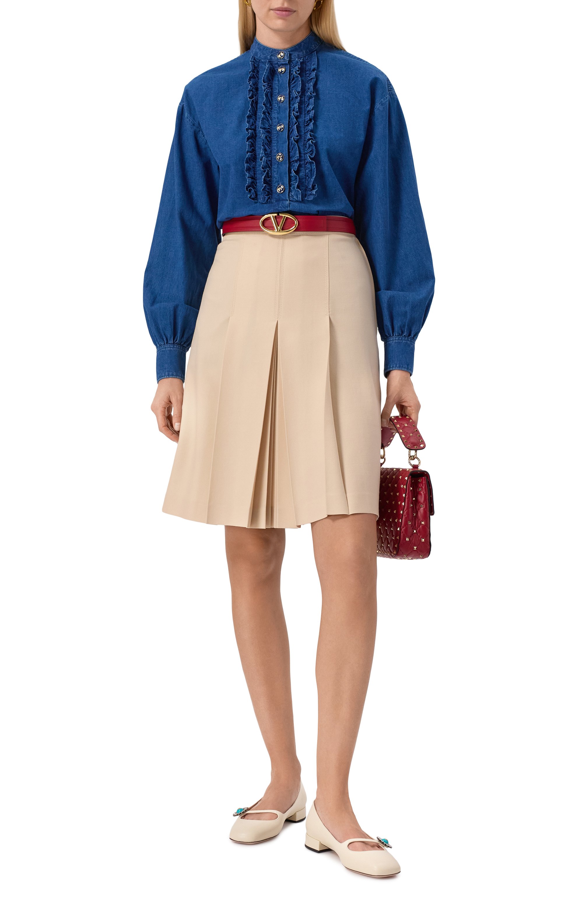 Кожаные балетки preshoes VALENTINO, арт. 6W2S0LL7/DHS, фото 2