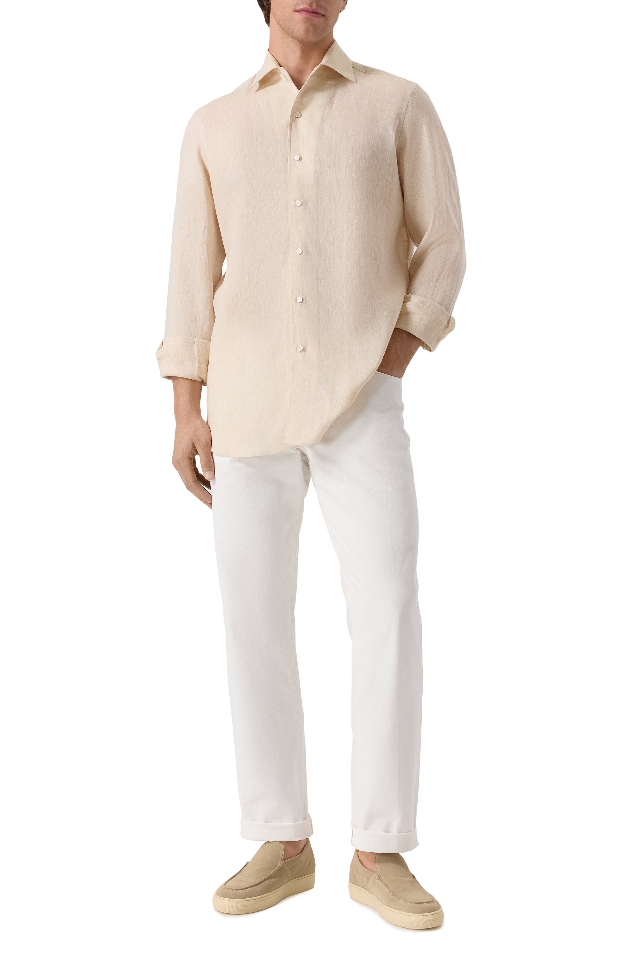 Льняная рубашка MVST, арт. M0RBIDA/R0BERT0/R0UND/F3411308-LINEN, фото 2