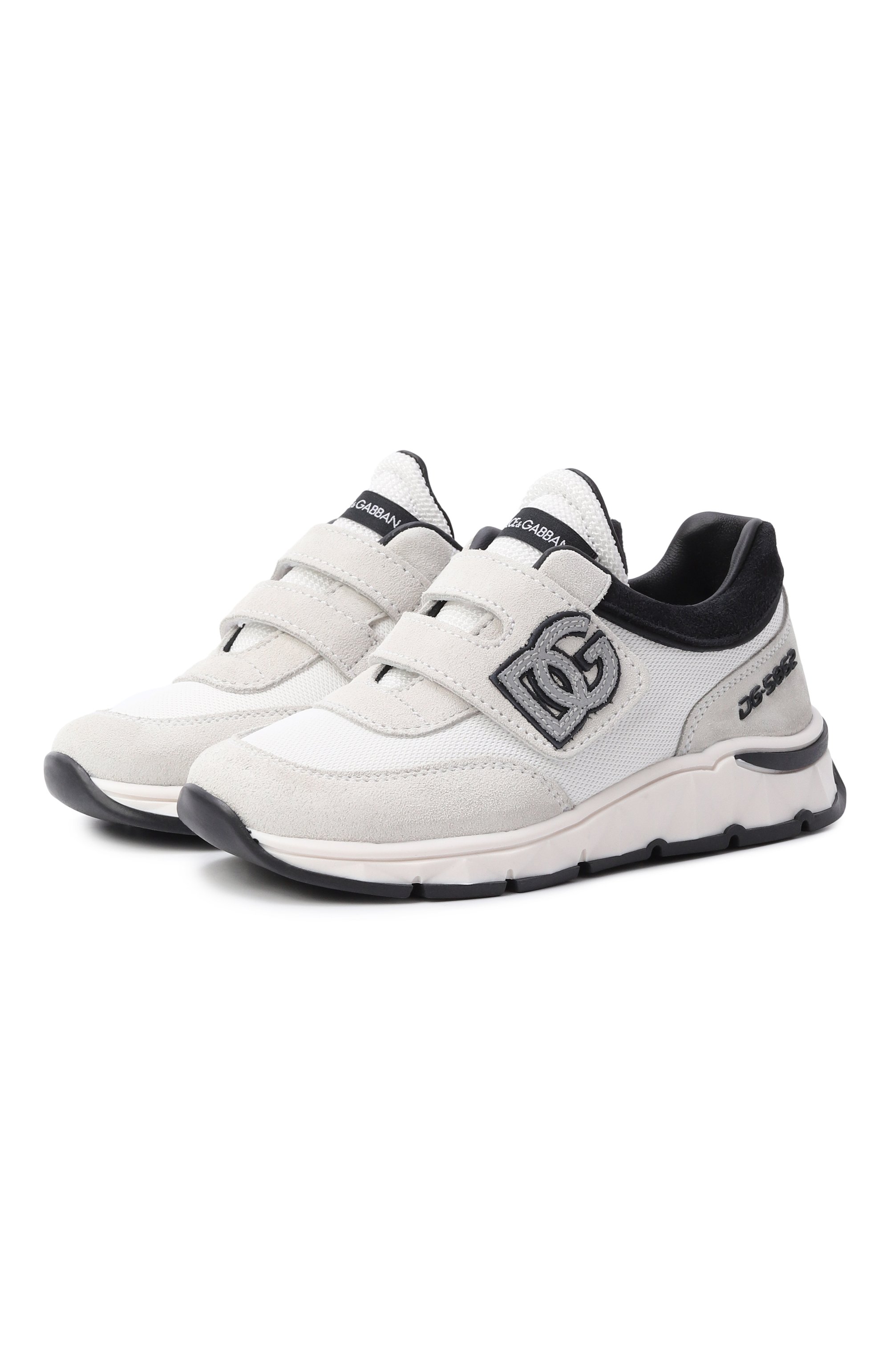 Комбинированные кроссовки first steps dg DOLCE & GABBANA, арт. DN0199/AW467, фото 1