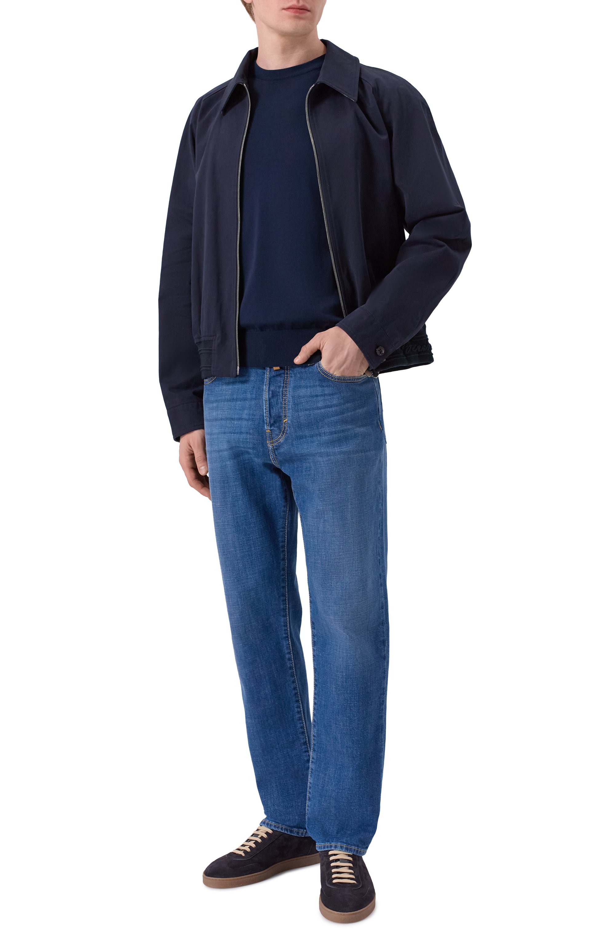 Хлопковый джемпер CANALI, арт. C0012/MK02459, фото 2