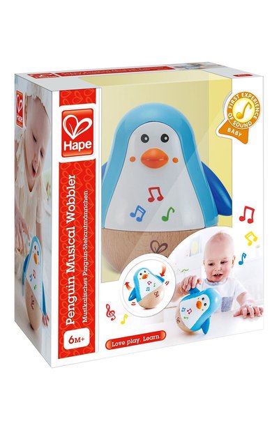 Музыкальная игрушка-неваляшка пингвин HAPE, арт. E0331_HP, фото 3