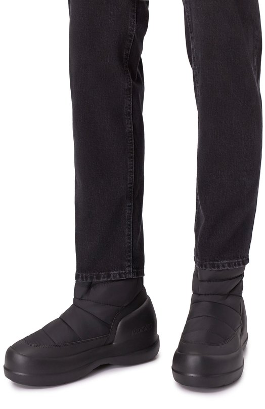 Текстильные сапоги Mezzaluna Puffy Moon Boot 80D2500050 Чёрный  80D2500050 Фото 3
