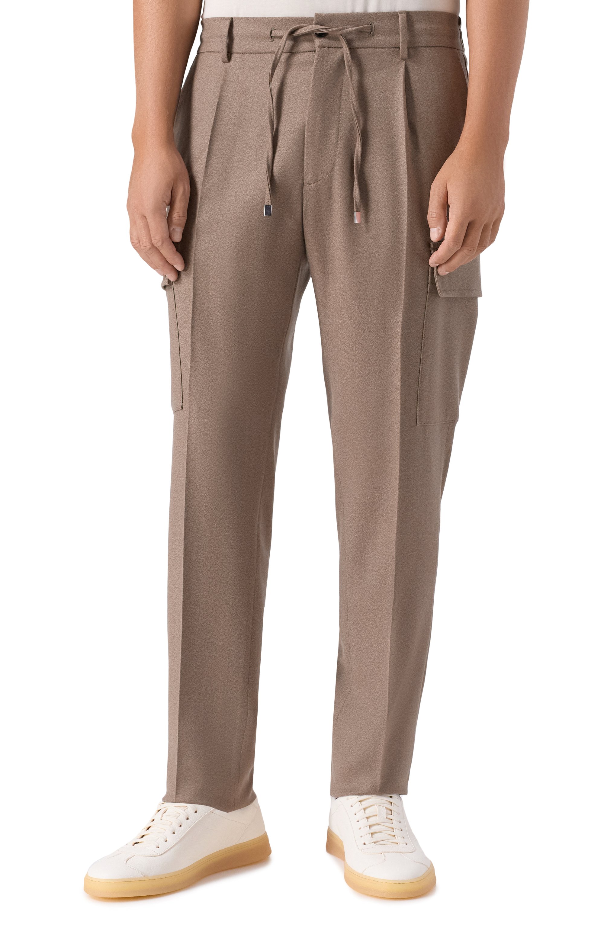 Шерстяные брюки-карго ANDREA CAMPAGNA, арт. SPIAGGIA 1P CARG0/AN1514, фото 3