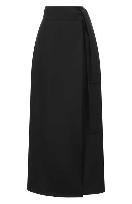 Шерстяная юбка Kiton D60201K0500C01 Чёрный D60201K0500C01