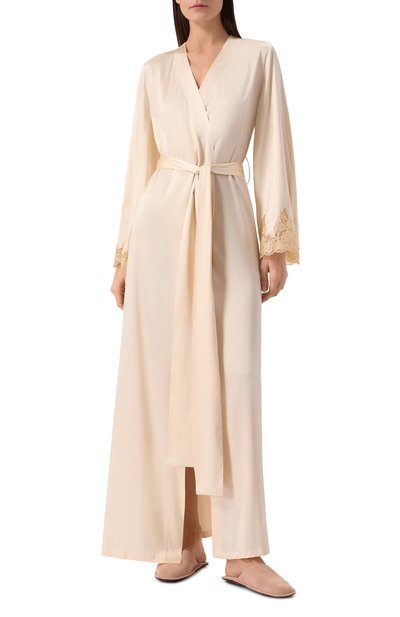 Шелковый халат I.D. SARRIERI, арт. L4676, фото 2