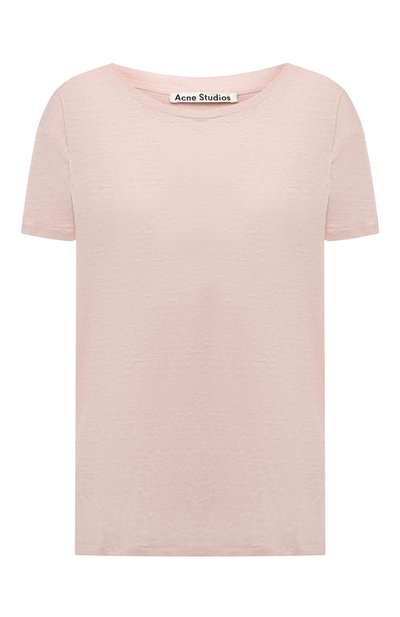 Женская льняная футболка ACNE STUDIOS, арт. 15G176