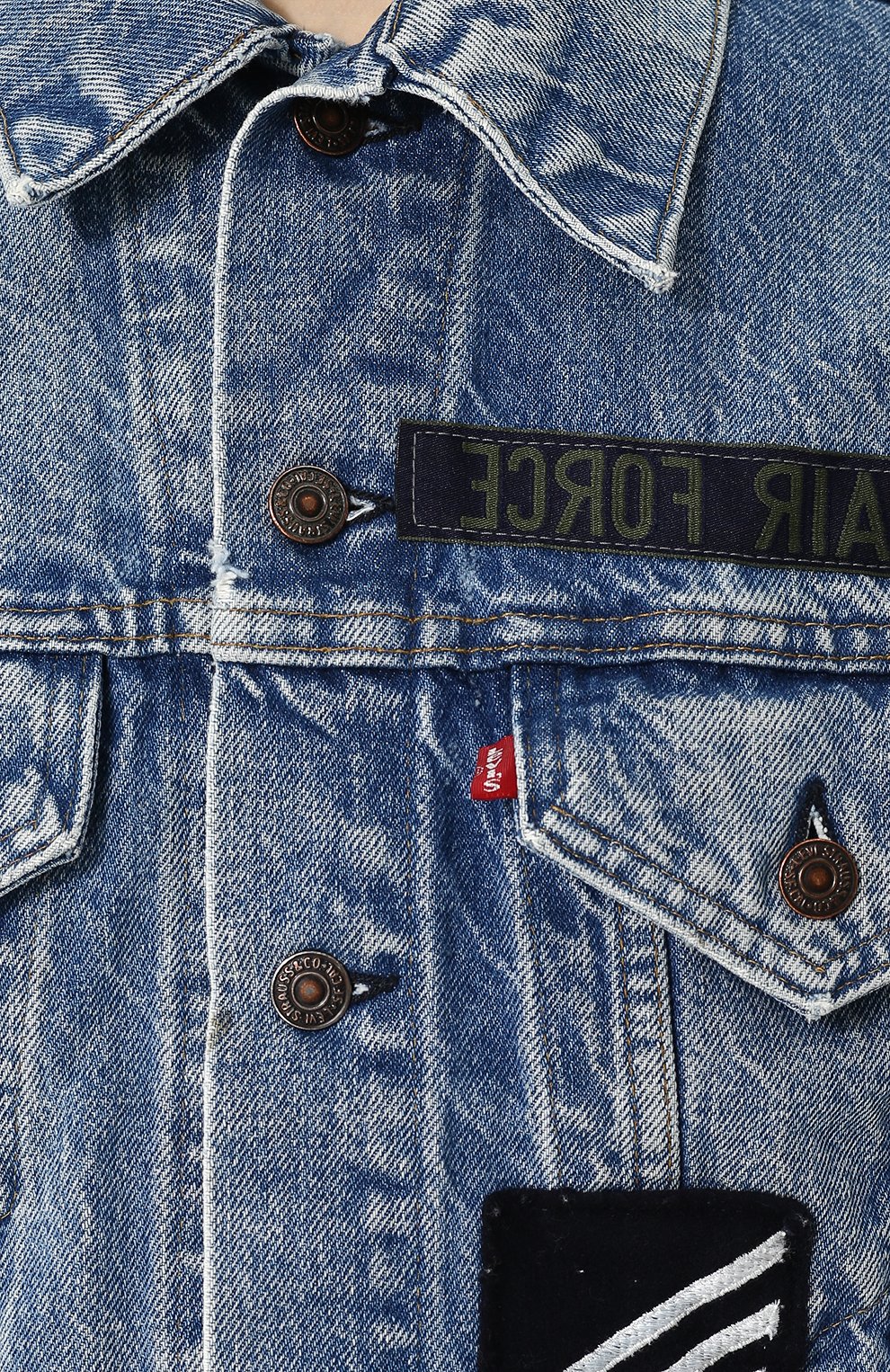 Джинсовый жилет с потертостями и бахромой ICONS OF CALIFORNIA, арт. PDVT_PS18, фото 5