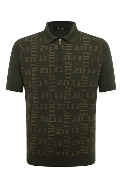 Мужская поло из хлопка и шелка ZILLI, арт. KZP002M0147VZCP00