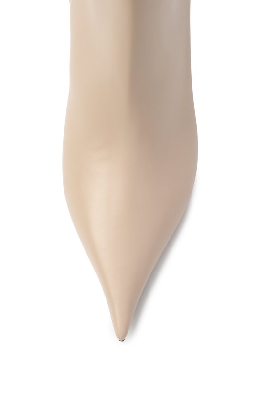 Кожаные ботильоны Devotion 75 Dolce & Gabbana CT1083/AP412 Бежевый  CT1083/AP412 Фото 6