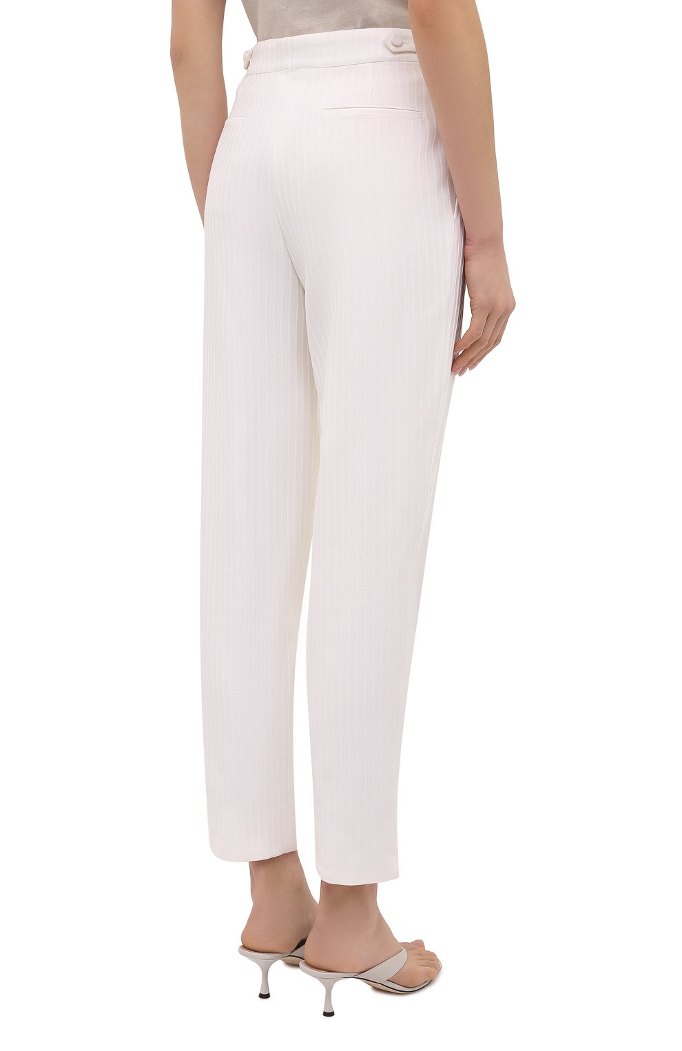 Шерстяные брюки SAINT LAURENT, арт. 648752/Y1A57, фото 4