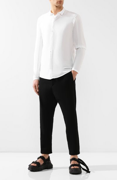 Рубашка из смеси хлопка и льна TRANSIT, арт. CFUTRH1360, фото 2