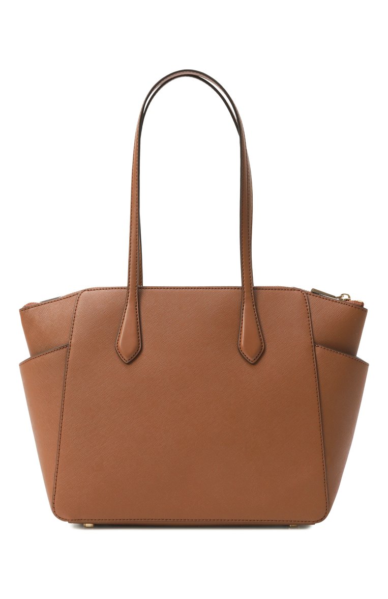 Женская сумка-тоут marilyn medium MICHAEL MICHAEL KORS коричневого цвета, арт. 30S2G6AT2L | Фот�о 6 (Размер: medium; Материал: Натуральная кожа; Автоматизация состава: Проставлено; Автоматизация ТО: Проставлено)