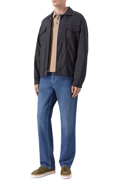 Замшевые кеды pianura BLU BARRETT, арт. PIAN-14099.2/LIGHT CASHEMERE, фото 2