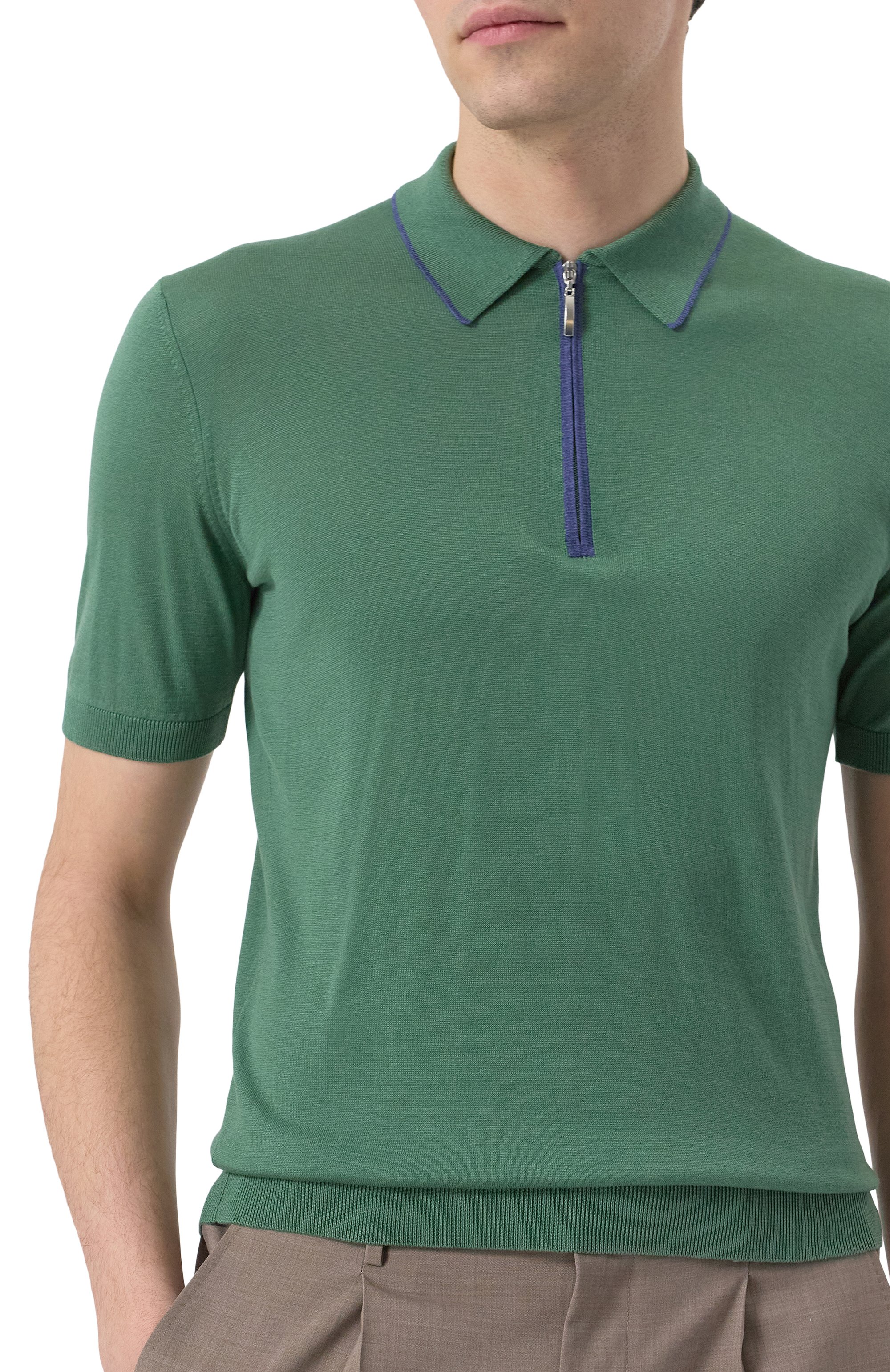 Шелковое поло GRAN SASSO, арт. 43166/23506, фото 5