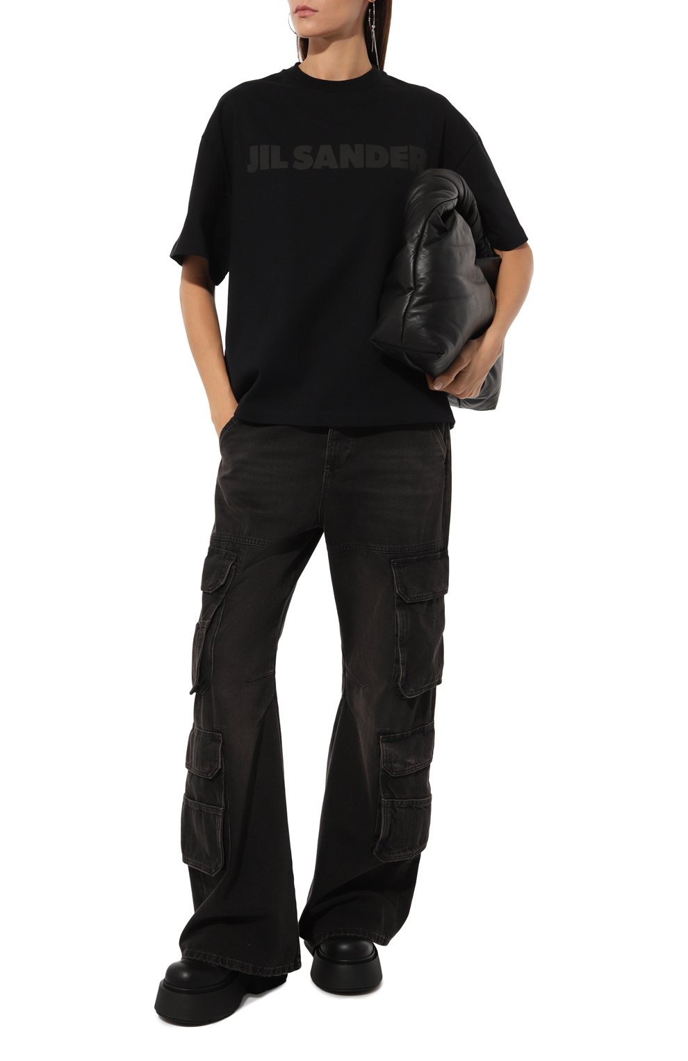 Хлопковая футболка JIL SANDER, арт. J03GC0137/J20243, фото 2