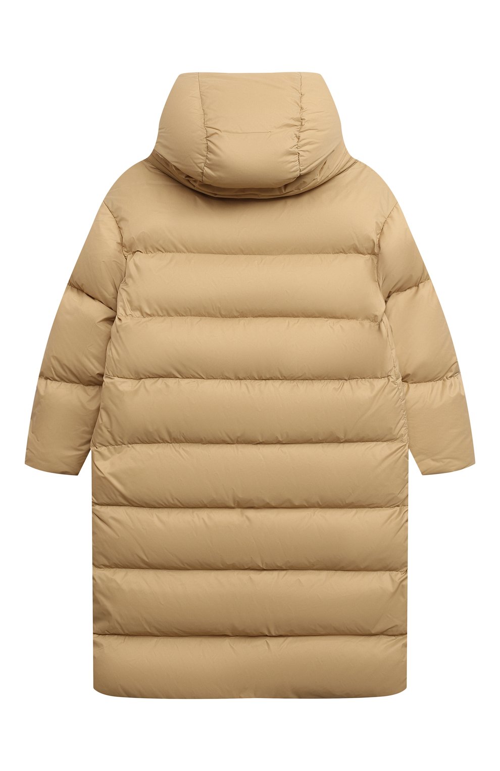 Пуховое пальто BACON YOUNG бежевого цвета по цене 84200 руб., арт. CL0UD GIANT WLT, фото 2 Пуховое пальто BACON YOUNG, арт. CL0UD GIANT WLT, фото 2