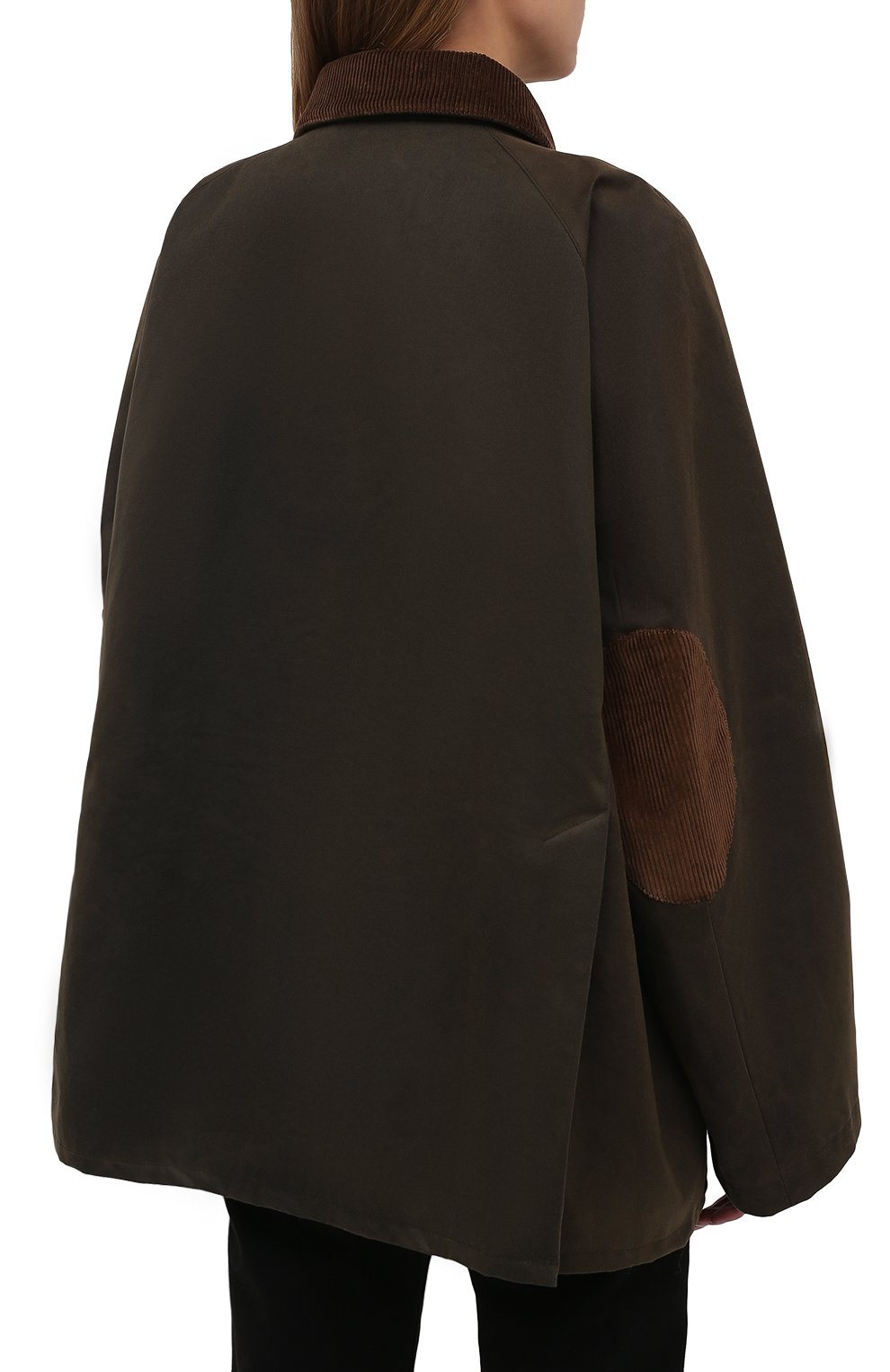 Хлопковая парка TOTEME хаки цвета по цене 85950 руб., арт. 214-104-731, фото 4 Хлопковая парка TOTEME, арт. 214-104-731, фото 4